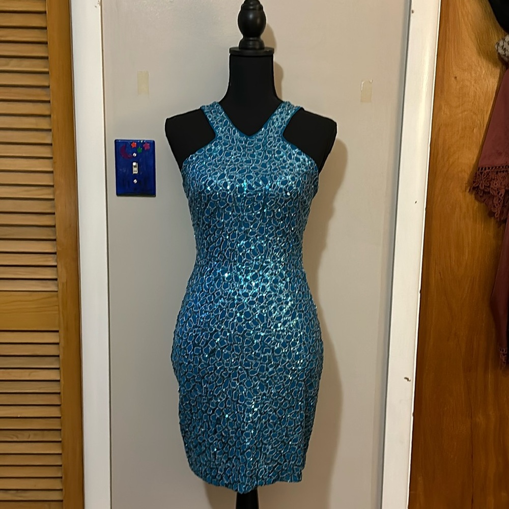 Bebe Mini Sequence Dress